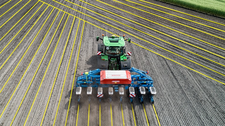 Επάνω όψη τρακτέρ Autopath John Deere