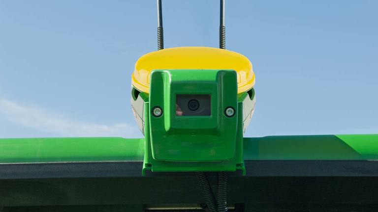 μπροστινή όψη γεωργίας ακριβείας